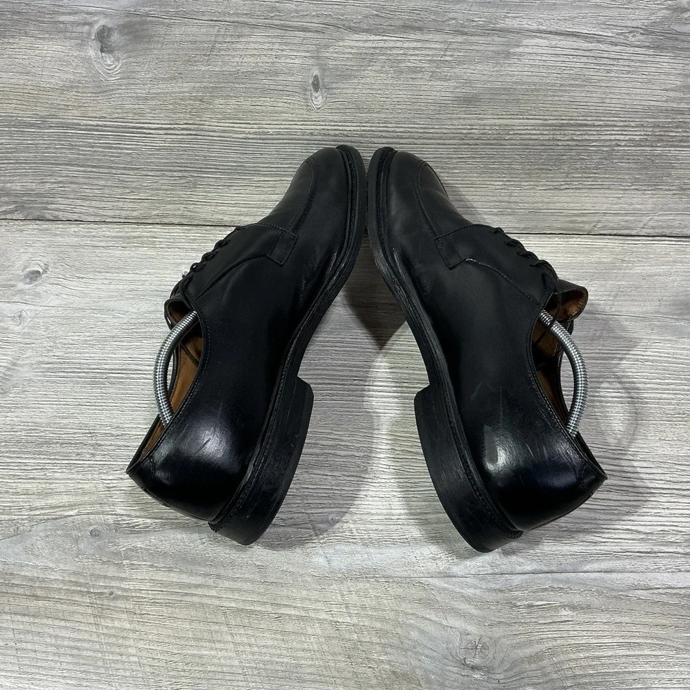 Allen Edmonds Seneca Dress Shoes Men's Size 12 D Black Leather Split-Toe Blucher